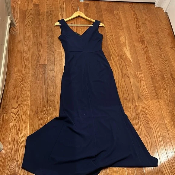 Navy Evening Wear Dress - Picture 4 of 4